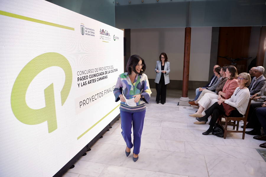 Darias presenta los proyectos finalistas para hacer realidad el Paseo Guiniguada de la Cultura y las Artes Canarias