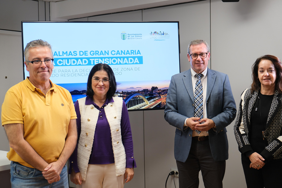 Darias presenta un informe técnico que acredita que Las Palmas de Gran Canaria puede declararse zona residencial tensionada