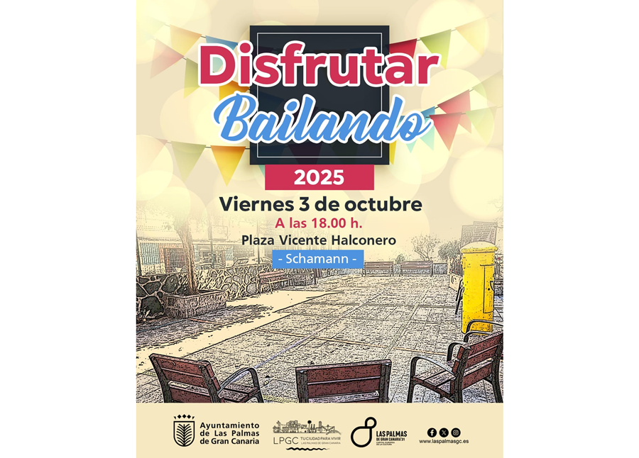 El Ayuntamiento celebra este viernes una nueva actuación de 'Disfruta Bailando' en la plaza Vicente Halconero de Schamann