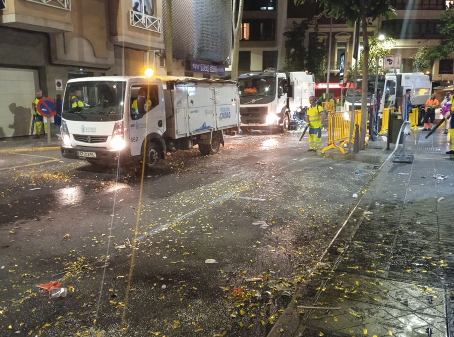 Limpieza recoge 27.570 kilos de residuos en el último fin de semana del «Carnaval de los Juegos Olímpicos»