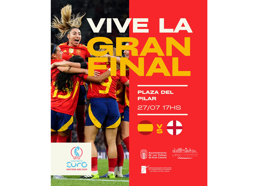 El Ayuntamiento retransmite este domingo en pantalla gigante la final de la Eurocopa femenina en la Plaza del Pilar