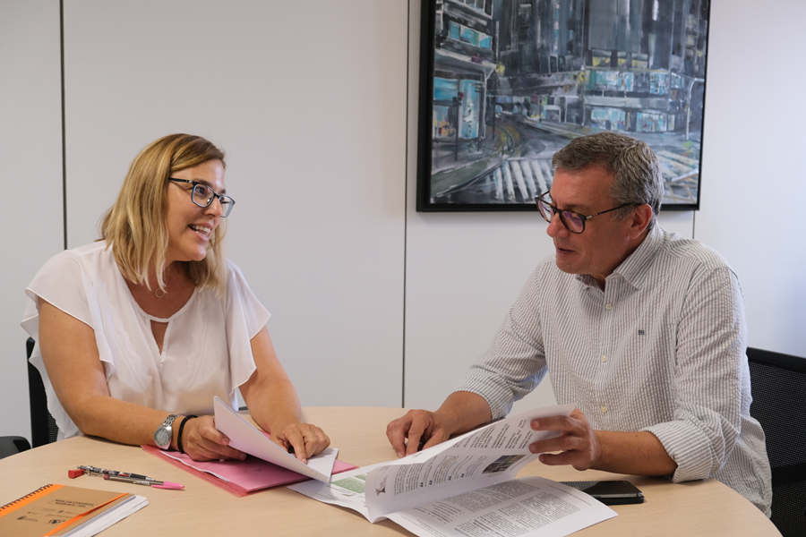 El Ayuntamiento mantiene un encuentro con la Asociación Cohousing Semilla del Norte