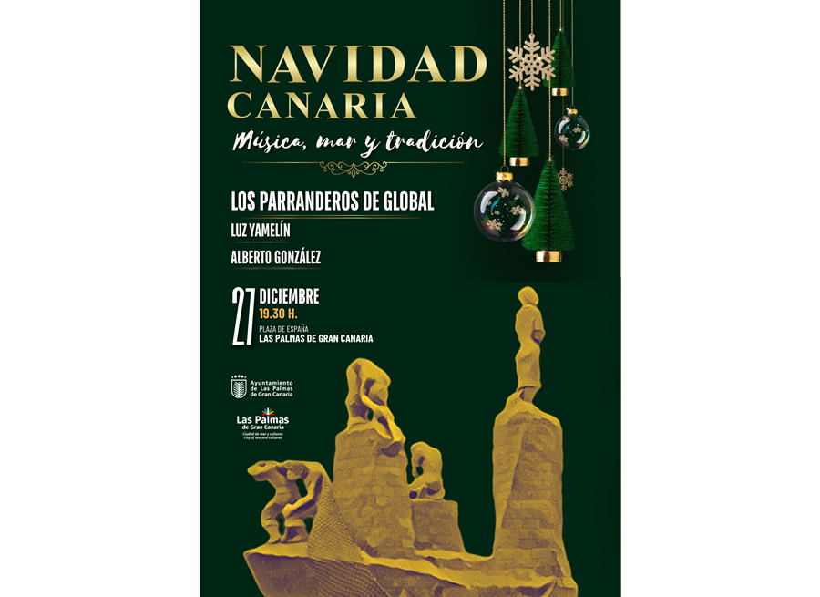 La Plaza de España suma folclore y Navidad con el espectáculo 'Música, mar y tradición'