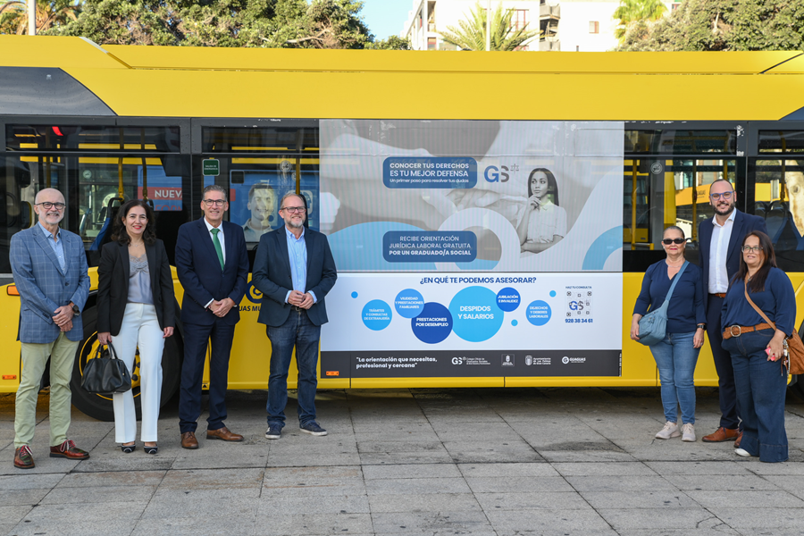 Guaguas Municipales se une al Colegio de Graduados Sociales para acercar la orientación jurídica gratuita a la ciudadanía