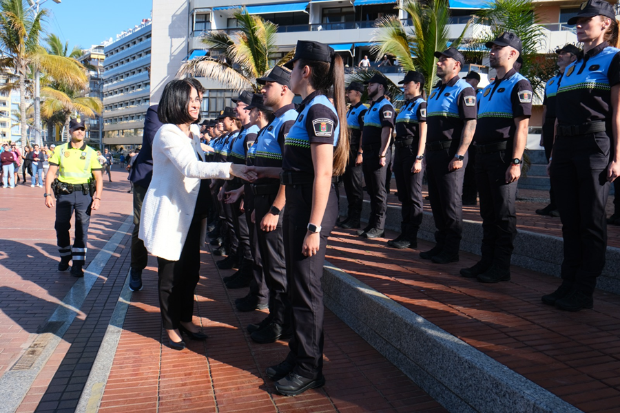 Las Palmas de Gran Canaria avanza en la ampliación de la plantilla de agentes de la Policía Local con 57 nuevas plazas