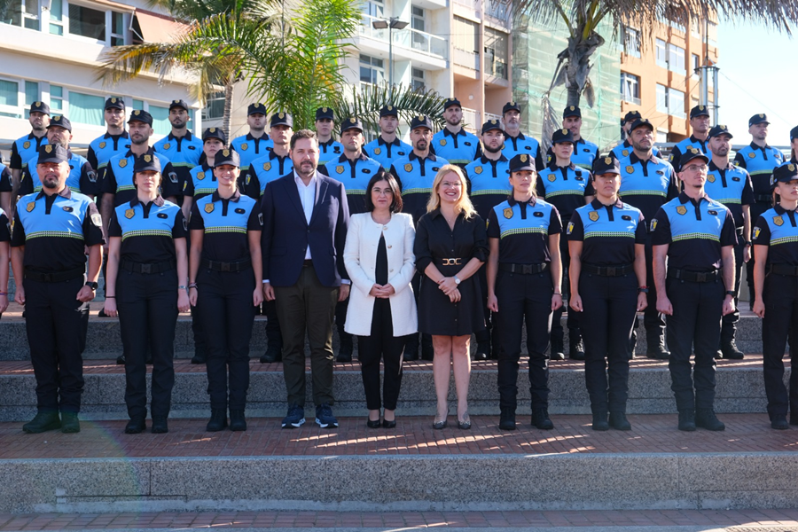 La Policía Local de Las Palmas de Gran Canaria incorpora a 45 nuevos agentes