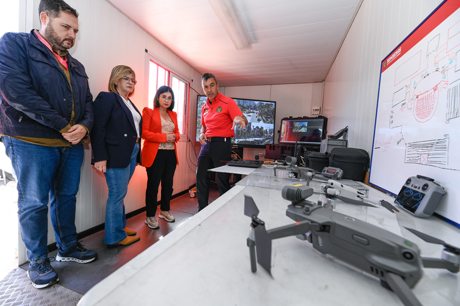 Bomberos despliega un avanzado dispositivo con cámaras, drones y tecnología satelital para el fin de semana grande del Carnaval