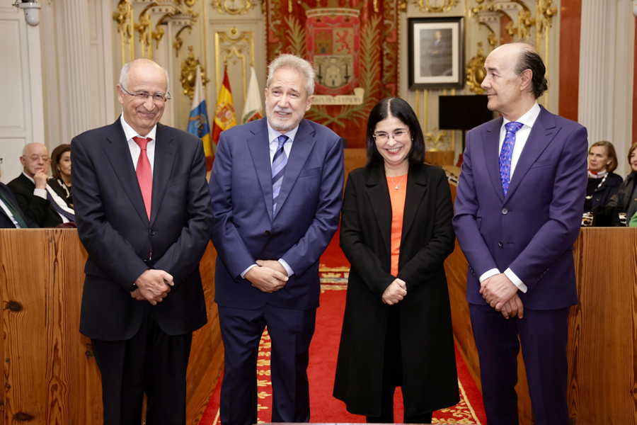 La alcaldesa Darias recibe en las Casas Consistoriales a las presidencias de la Audiencias Provinciales de España