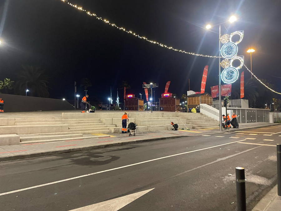 Limpieza recogió 3.500 kilos durante el fin de semana de la Gala Drag del «Carnaval de los Juegos Olímpico»