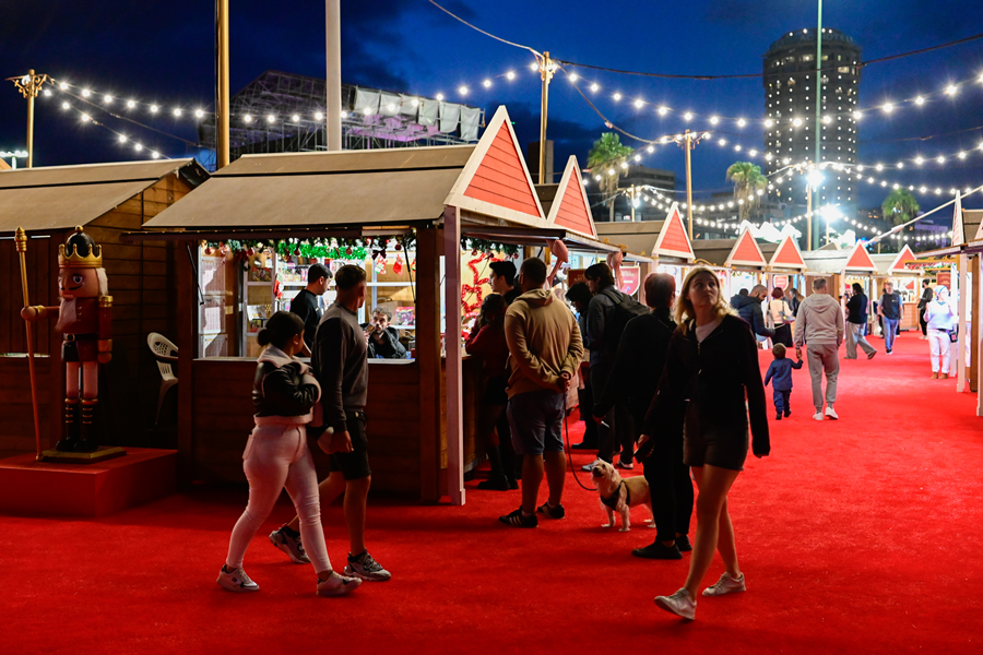 La «Ciudad de la Navidad» del parque Santa Catalina subirá a su escenario a bandas del Archipiélago y a djs de referencia