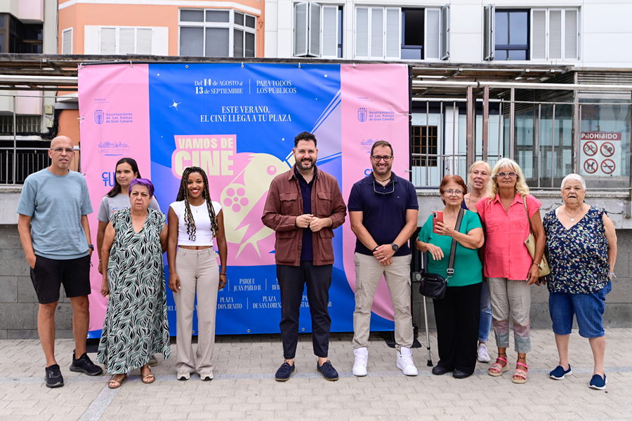 Las Palmas de Gran Canaria se convierte en una gran sala a cielo abierto con «Vamos de Cine»