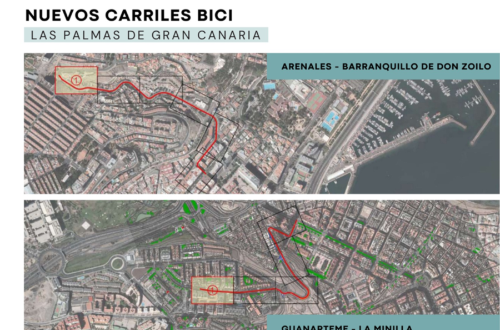 El Ayuntamiento impulsa la movilidad sostenible en Ciudad Alta con dos nuevos carriles bici