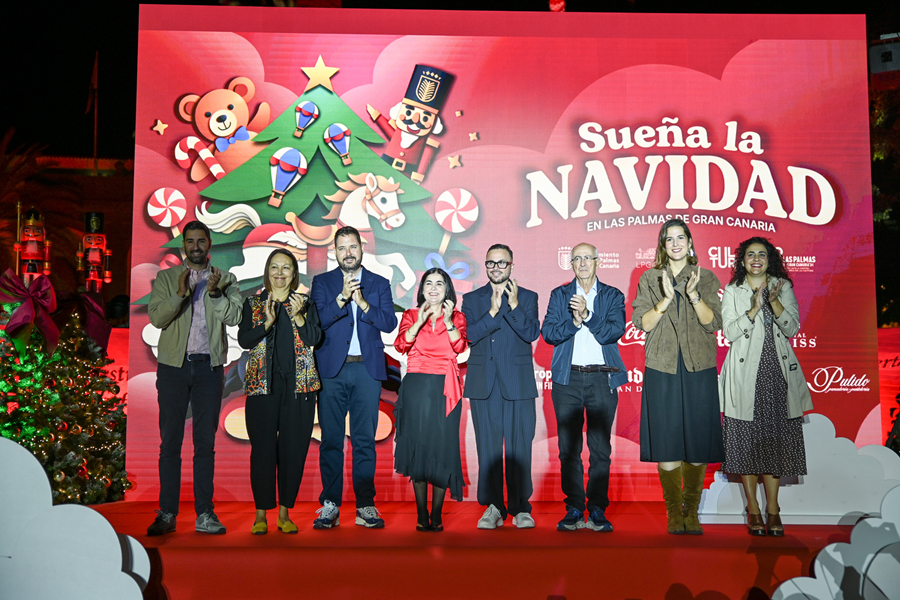 Los distritos anticipan el encendido de la Navidad en Las Palmas de Gran Canaria