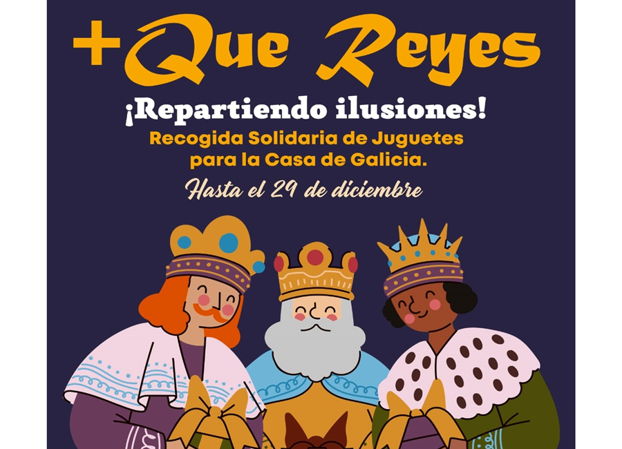 Los distritos continúan con la recogida de juguetes para la campaña solidaria de la Casa de Galicia '+Q Reyes'