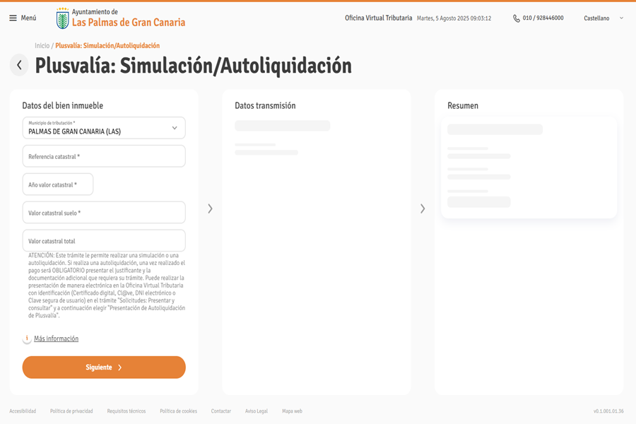 El Ayuntamiento pone a disposición de la ciudadanía un simulador online para calcular y autoliquidar la plusvalía