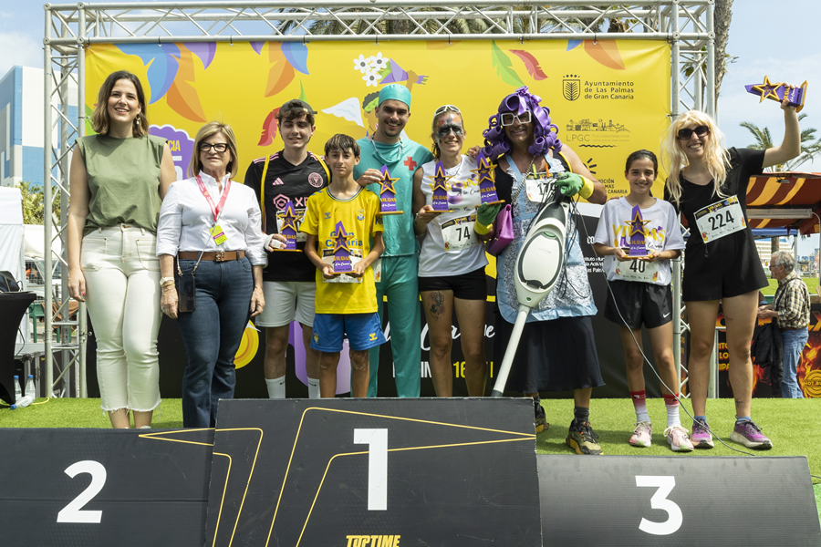 La I Edición de «Viudas a la carrera» se cierra con 250 participantes de todas las edades, buen humor e ingenio