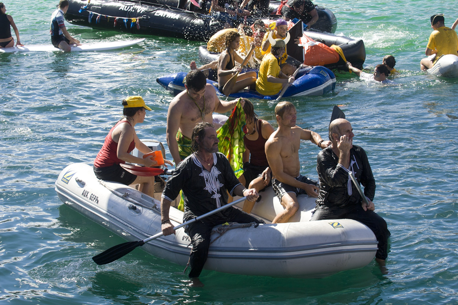 Vuelve la divertida 'Dinghy Race' al Muelle Deportivo en el marco de la 40ª edición de la ARC
