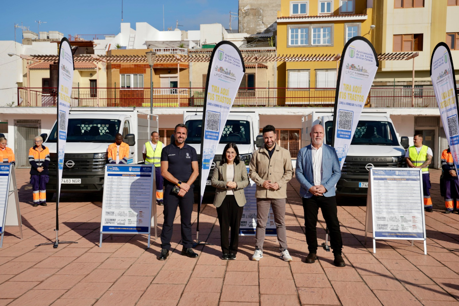 El Ayuntamiento refuerza la recogida itinerante de residuos con puntos de acopio simultáneos en los cinco distritos