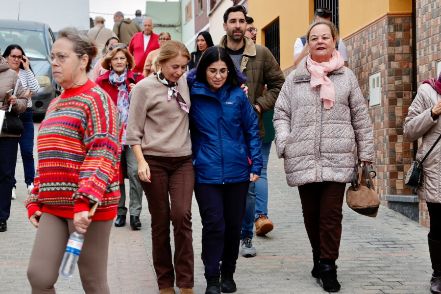 La alcaldesa analiza con vecinos y vecinas de Marzagán las actuaciones realizadas y planifica las próximas intervenciones en el barrio