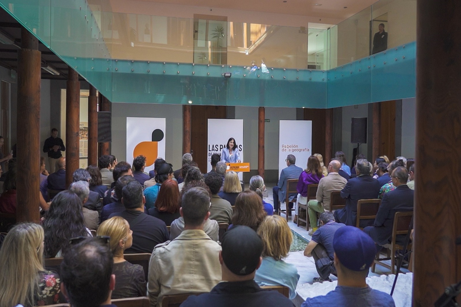 Las Palmas de Gran Canaria defiende ante el jurado europeo 'Rebelión de la Geografía', su candidatura para ser Capital Europea de la Cultura en 2031