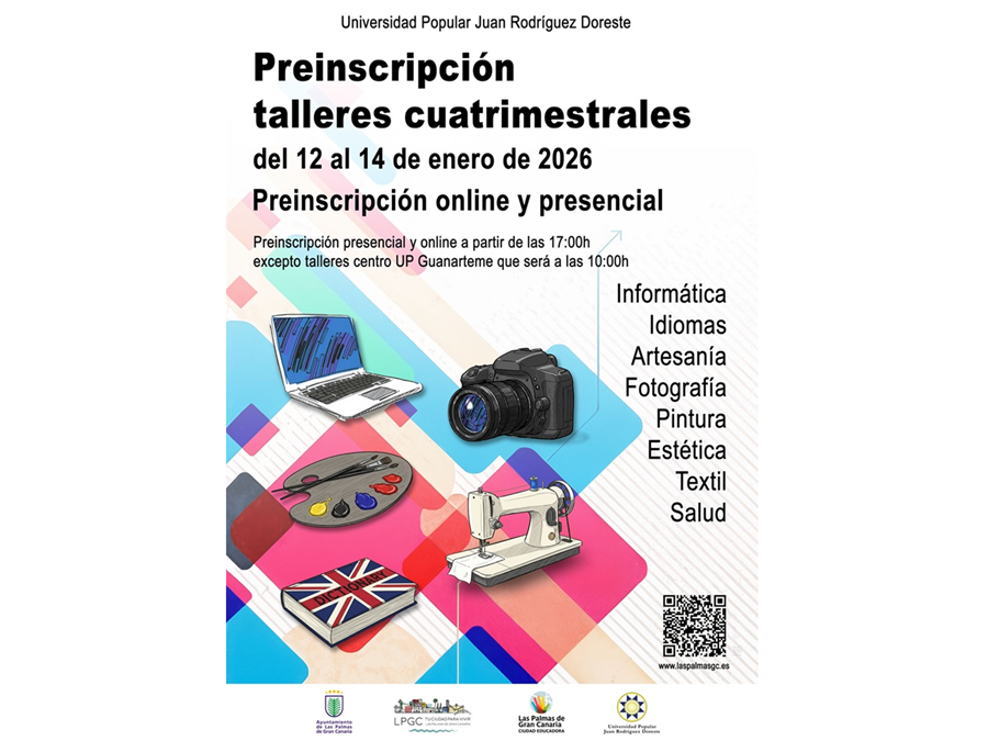 La Universidad Popular abre la matrícula del segundo cuatrimestre con nuevos talleres y actividades en enero