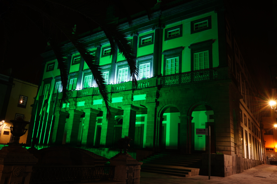 El Ayuntamiento iluminará las Casas Consistoriales de color verde para conmemorar el Día Mundial contra el Cáncer