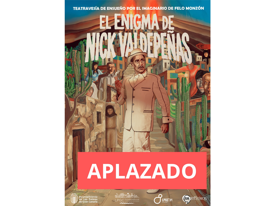 La representación de 'El enigma de Nick Valdepeñas' prevista para este viernes en Schamann se aplaza por la previsión de lluvia