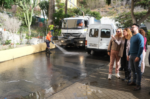 El Ayuntamiento avanza con las actuaciones conjuntas de Limpieza y Parques y Jardines en Casablanca I
