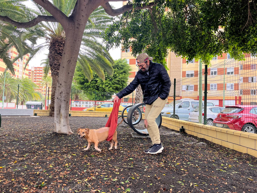 El Ayuntamiento crea un área canina y mejora las infraestructuras verdes de Cruz de Piedra