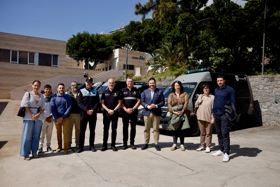 El Ayuntamiento muestra el funcionamiento del Servicio de Seguridad y Emergencias a una delegación docente francesa