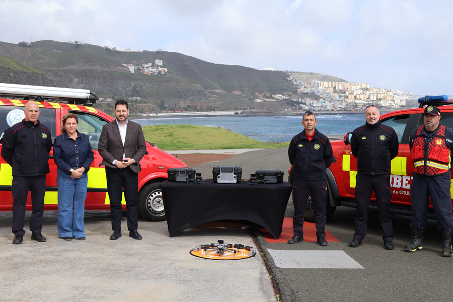 El Servicio de Extinción de Incendios y Salvamento mejora su capacidad de respuesta con tres nuevos drones