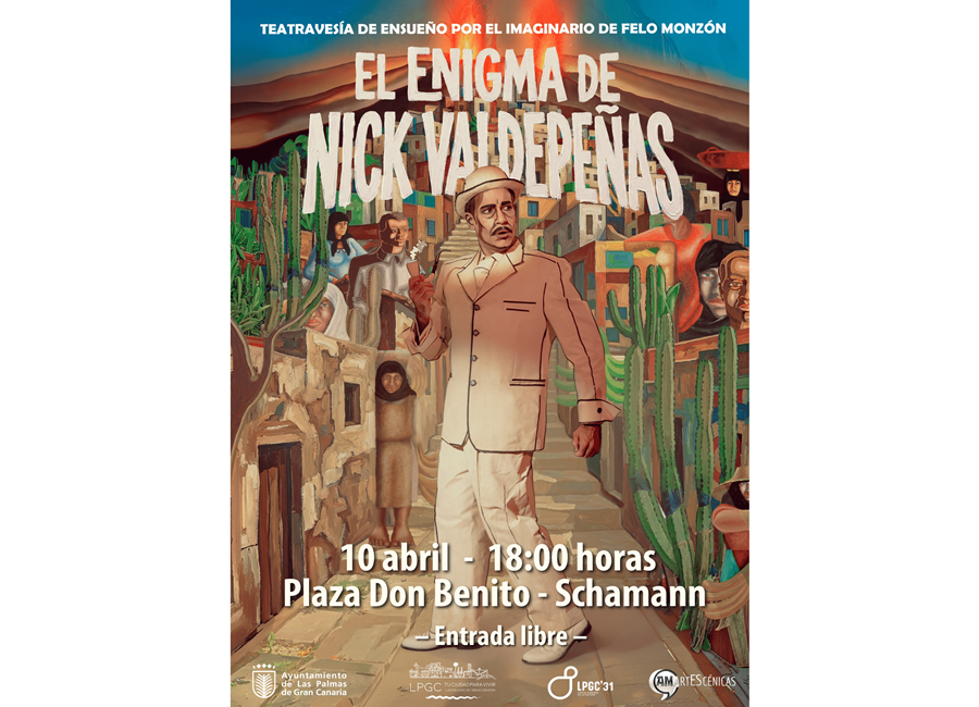 La plaza Don Benito acoge este viernes ¿El enigma de Nick Valdepeñas¿, una experiencia inmersiva en el universo de Felo Monzón