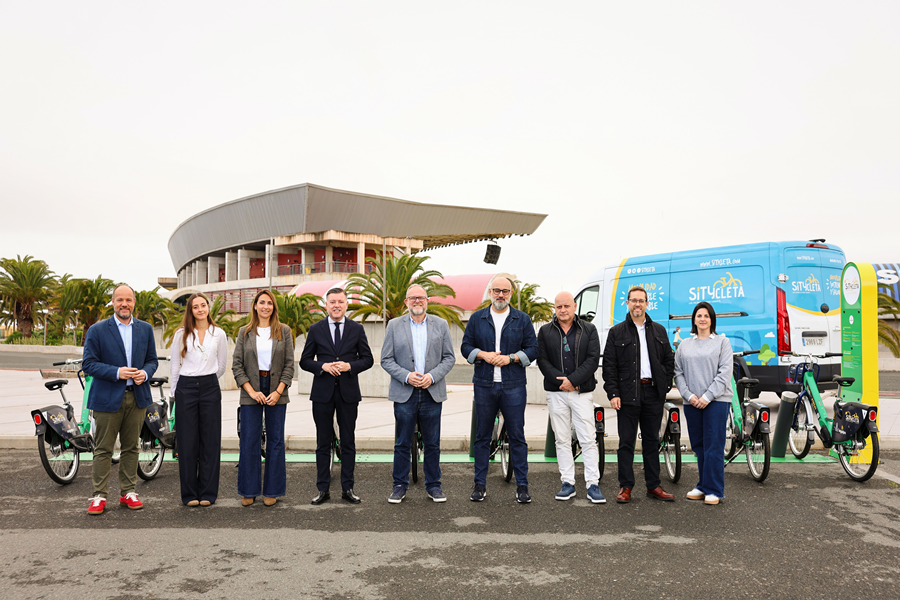 Sítycleta suma una nueva parada a su red: el Estadio de Gran Canaria ya es punto de movilidad sostenible