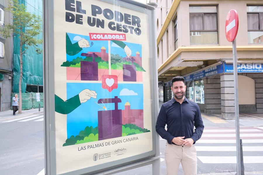 Las Palmas de Gran Canaria lanza la campaña "El poder de un gesto" para concienciar sobre la higiene urbana