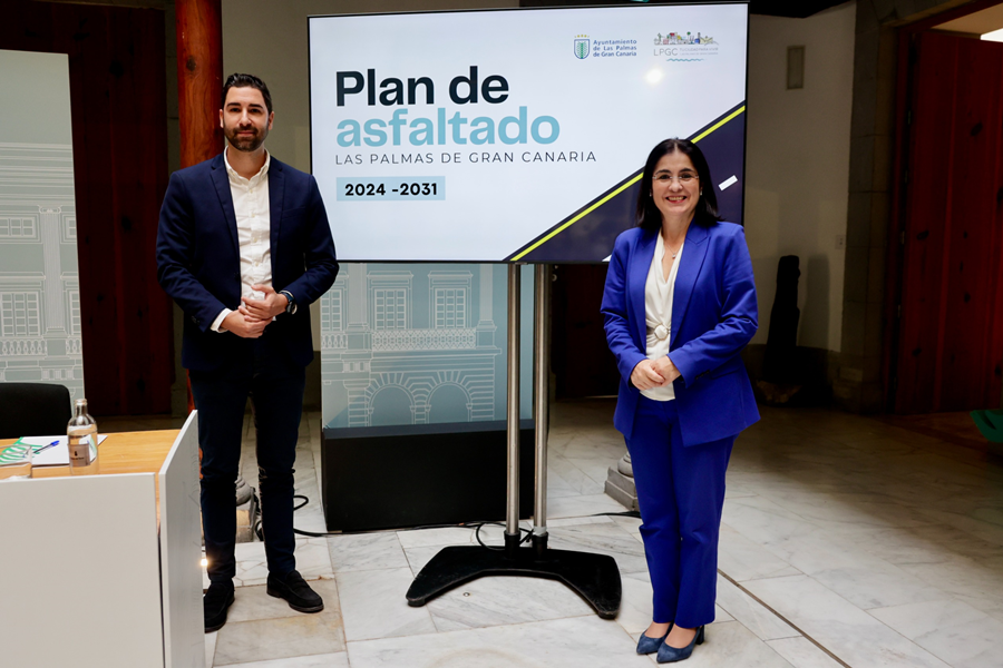 Darias presenta el plan municipal de asfaltado para renovar 474 calles en todo el municipio
