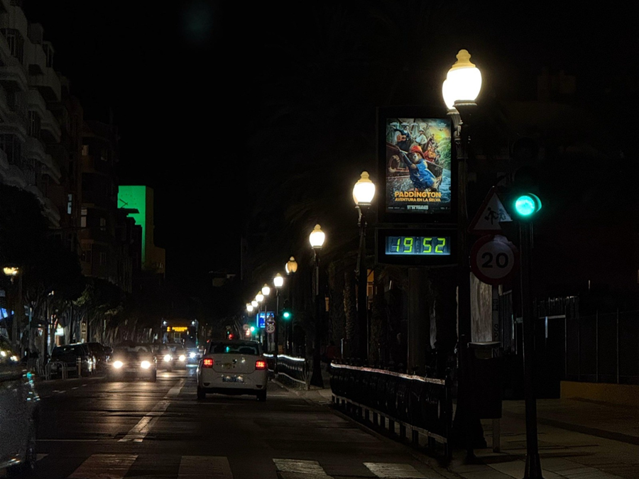 Ocho empresas concurren a la licitación para los trabajos para la renovación de las luminarias del Paseo Tomás Morales