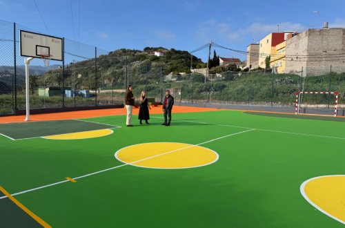 El Ayuntamiento moderniza la Pista Deportiva de Siete Puertas con una inversión de más de 41.000 euros