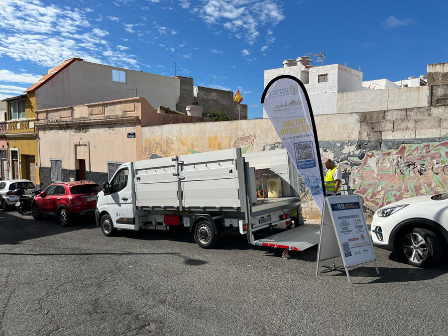 El Ayuntamiento continúa en marzo con el dispositivo itinerante de Puntos de Acopio Transitorio en los cinco distritos