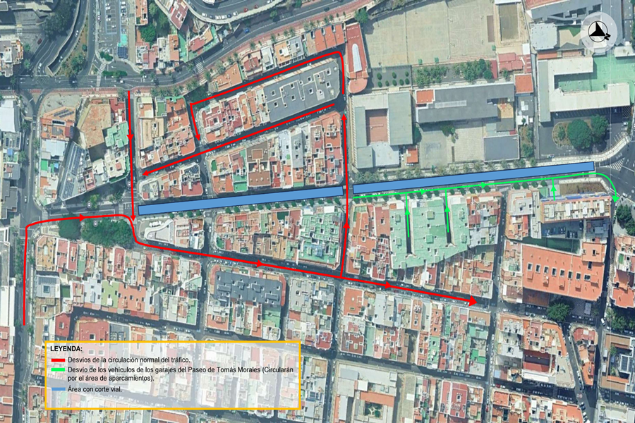 El Ayuntamiento renueva el asfaltado de Tomás Morales con los trabajos entre Bravo Murillo y la Plaza de la Constitución