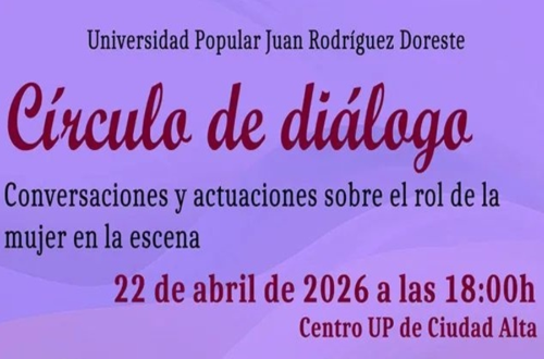 La Universidad Popular Juan Rodríguez Doreste organiza un 'Círculo de diálogo' sobre el papel de la mujer en las artes escénicas